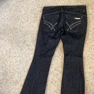 William Rast 29 jeans, rhinestone back pockets